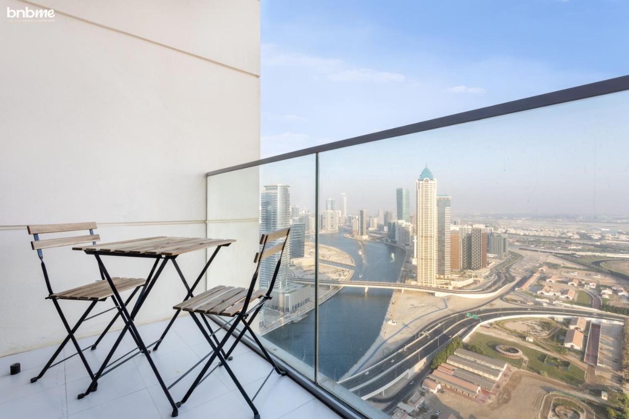 Bnbmehomes - Luxury 2B Apt - Al Habtoor - Amna Tower - 5044 Dubái Exterior foto