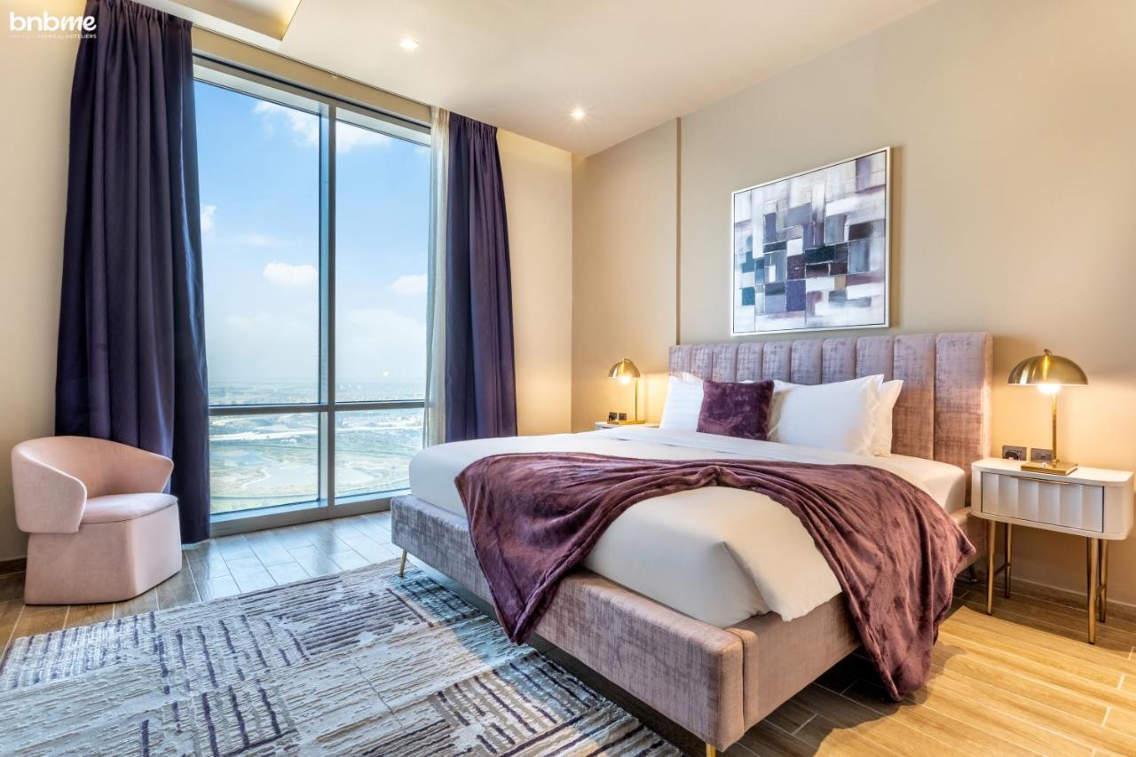 Bnbmehomes - Luxury 2B Apt - Al Habtoor - Amna Tower - 5044 Dubái Exterior foto