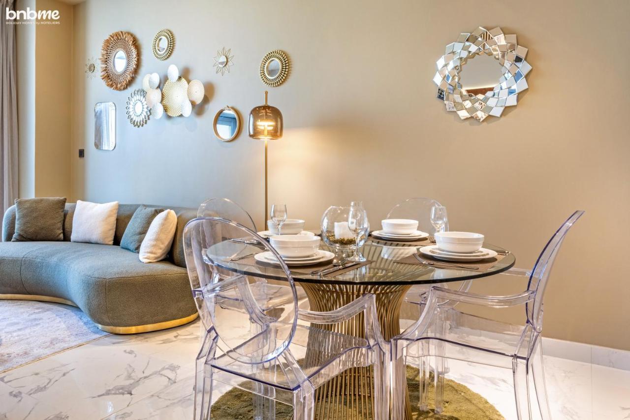Bnbmehomes - Luxury 2B Apt - Al Habtoor - Amna Tower - 5044 Dubái Exterior foto