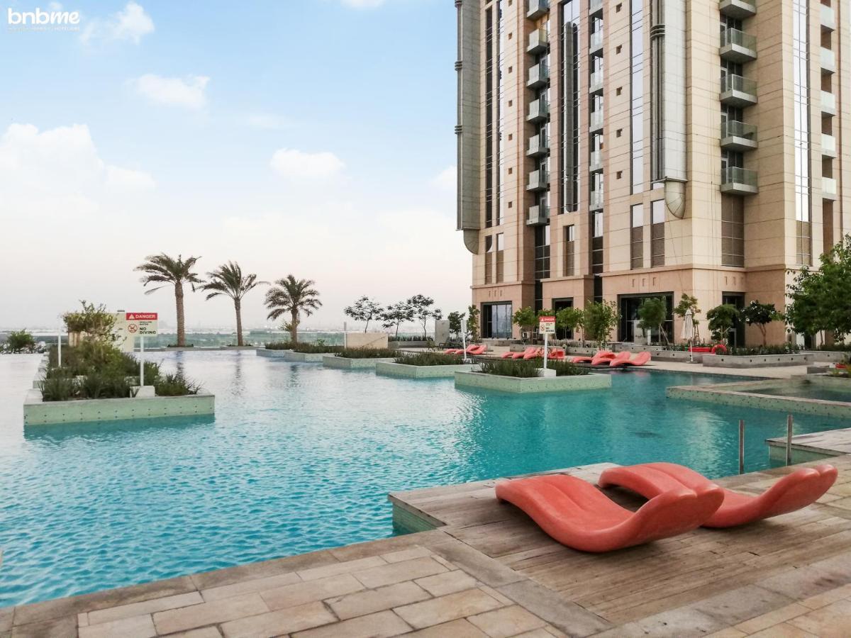 Bnbmehomes - Luxury 2B Apt - Al Habtoor - Amna Tower - 5044 Dubái Exterior foto